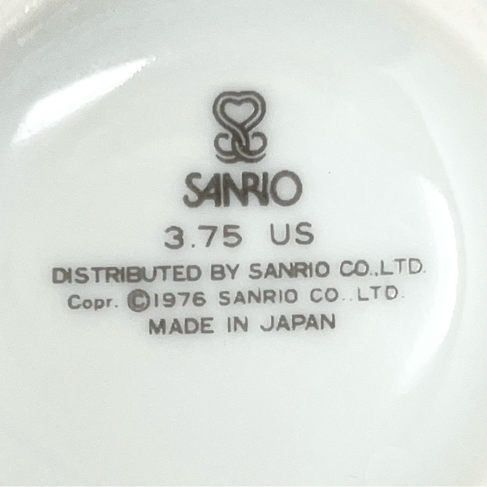 Vintage Sanrio My Melody Mug White Ceramic 1976 Rare Collectible Made in Japan - Picture 5 of 7